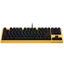 Клавиатура HATOR Rockfall 2 Mecha TKL Yellow (HTK-722): Подключение проводное