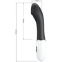 Вибратор для точки G LYBAILE Pretty Love Elemental Black (BI-014812-A3)