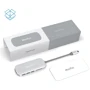 Адаптер HooToo Shuttle USB-C to USB-C+HDMI+3xUSB 3.0+SD Hub Silver (HT-UC001-SL) фото 9