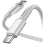 Кабель Baseus Cable USB-C to USB-C High Density Braided 100W 2m White (CATGD-A02): Тип USB-C - USB-C