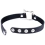 Чокер Master Series Kinky Kitty Ring Slim Choker Black