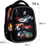 Набор Kite рюкзак + пенал + сумка для обуви 555 Hot Wheels (SET_HW25-555S): Цвет черный