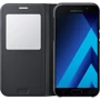Аксесуар для смартфона Samsung S View Cover Black (EF-CA520PBEGRU) for Samsung A520 Galaxy A5 2017: Матеріал поліуретан