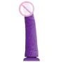 Фаллоимитатор Colours Pleasures Thin, 20х4.5 см, пурпурный