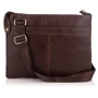 Жіноча сумка планшет Giorgio Ferretti коричнева (SHIGF3482-brown): Фактура Матовая, Гладкая