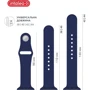 Аксессуар для Watch Intaleo Silicone Strap Dark blue for Apple Watch 38/40mm фото 6