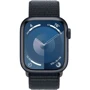 Apple Watch Series 9 41mm GPS Midnight Aluminum Case with Midnight Sport Loop (MR8Y3) : Экран OLED LTPO (яркость до 2000 нит) с технологиями Retina / защитное стекло Ion-X повышенной прочности
