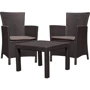 Комплект мебели Allibert Rosario balcony Set коричневый (8711245130422)