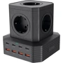 Зарядний пристрій ArmorStandart Wall Charger Resolute Power ARP-544 100W GaN 2m Black (ARM73177)