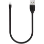 Кабель Satechi USB Cable to Lightning Flexible Charging 15cm Black (ST-FCL6B)