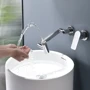 Смеситель настенный Lefton Single-Handle Wall Mount Bathroom Faucet with Temperature Display-BFWM2401 Chrome: Вес, кг 2.14