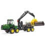 BRUDER Іграшка - трактор з системою захоплення John Deere з причепом і колодами (02133): Тип машинка спецслужб
