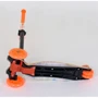 Самокат триколісний MAXI "Best Scooter" пластмасовий, трубка керма алюмінієва Orange / Black (83269): Максимальне допустиме навантаження, кг 60