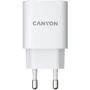 Зарядное устройство Canyon Wall Charger USB+USB-C H-20-04 20W White (CNE-CHA20W04)