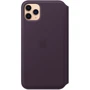 Чехол для iPhone Apple Leather Folio Case Aubergine (MX092) for iPhone 11 Pro Max: Тип чехла чехол-книжка