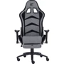 Ігрове крісло GT Racer X-2534-F Fabric Gray/Black Suede	 фото 3