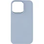 Чехол для iPhone TPU Case Bonbon Metal Style Mist Blue for iPhone 14 Pro Max: Цвет голубой