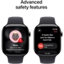 Apple Watch Series 11 GPS + Cellular 46mm Slate Titanium Case with Black Sport Band - S/M (MFD14)
