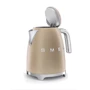 Електрочайник SMEG KLF03CHMEU: Тип нагрівального елементу дисковый (скрытый)