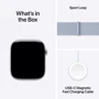 Apple Watch Series 10 42mm GPS Silver Aluminium Case with Blue Cloud Sport Loop (MWWD3QH/A) UA фото 7