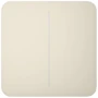 Кнопка Ajax SoloButton 2-gang for LightSwitch Jeweler ivory