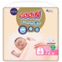 Підгузки GOO.N Premium Soft для новонароджених до 5 кг, 1 (NB), 72 шт