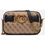 Женская сумка кросс боди GUESS AVIANA CAMERA BAG темно-бежевая (HWJC8414140-LBL)