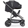 Прогулочная коляска для двойни Hauck Rapid 3R Duo с адаптерами (silver/charcoal): Материал колес резина (надувные)