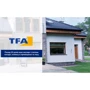 Термометр вуличний TFA метал античне олово 65x18x275 мм фото 1