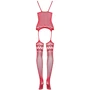 Бодистокинг Obsessive Bodystocking F214 red S/M/L