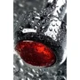 Анальная пробка с кристаллом Metal By Toyfa Silver anal plug