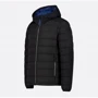 Куртка CMP Man Jacket Fix Hood Nero 31K2737-U901 50 черная демисезонная с капюшоном: Длина рукава Длинный