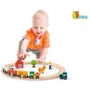 Дерев'яна залізниця Viga Toys 19 ел. (51615): Вік від 3 років