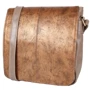 Женская сумка почтальонка Laskara золотистая (LK-DD223-taupe-gold)
