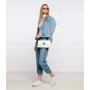 Женская сумка-сэтчел Guess Brightside Shoulder Bag белая (HWQW7580190-WHI): Фактура Стеганая, Матовая, Гладкая