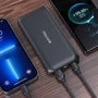 Внешний аккумулятор Wekome Power Bank 20000mAh Gifo PD 20W+QC 3.0 Black (WP-189): Количество USB 2