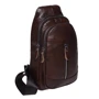 Мужская сумка-слинг Borsa Leather коричневая (K1318-brown): Страна производитель Китай