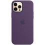 Чехол для iPhone Apple Silicone Case with MagSafe Amethyst (MK083) for iPhone 12 Pro Max: Цвет фиолетовый