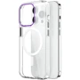 Чехол для iPhone WIWU Crystal MagSafe Clear/Purple for iPhone 15 Pro (ZYS-013): Цвет прозрачный