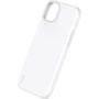 Чехол для iPhone VOKAMO Silicone Case with MagSafe White for iPhone 15 Pro Max (NVK010832): Материалы поликарбонат и полиуретан