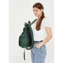 Женский рюкзак Sambag RollTop Zard зеленый (24238007): Тип ручки Плечевой ремень, Короткая ручка