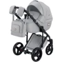 Коляска 2 в 1 Adamex Luciano jeans Q1-CZ светло-серый (624556): Тип коляски универсальная коляска (2-в-1)