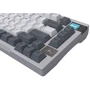 Клавіатура Motospeed Darmoshark K8 Gateron Silver Pro White-Gray (dmk8wgspro): інтерфейс підключення Wireless (радио интерфейс)