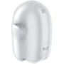 Вакуумный клиторальный стимулятор с вибрацией Satisfyer Glowing Ghost White