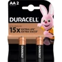 Щелочные батарейки Duracell AA MN1500 LR06 2 шт (5000394058163 / 81551267) фото 6