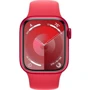 Apple Watch Series 9 41mm GPS (PRODUCT) RED Aluminum Case with (PRODUCT) RED Sport Band - M/L (MRXH3) : Размер 41mm