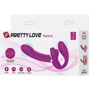 Безремневой страпон с вибрацией Pretty Love Valerie Purple