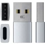 Адаптер Satechi Adapter USB to USB-C Silver (ST-TAUCS): Інтерфейс підключення USB 3.0