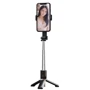 XO SS10 Mini Tripod Stand Bluetooth Selfie Stick with Mirror 80cm Black: Цвет черный