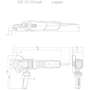 Болгарка (угловая шлифовальная) Metabo WEF 15-125 Quick (613082000): Макс. частота вращения диска 11000 об/мин